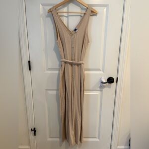Old Navy linen blend jumpsuit size L